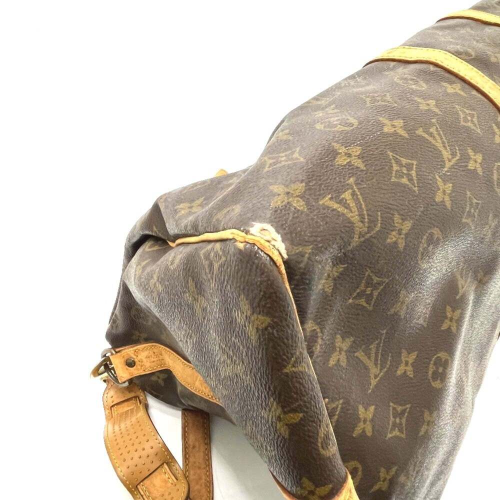 LOUIS VUITTON Authentic Brown Monogram Canvas Boston Bag - Picture 9 of 16